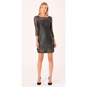 Hale Bob Black Silver Dominica Foiled Lace…